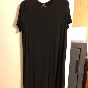 Agnes and Dora Solid Black Fitzgerald Dress